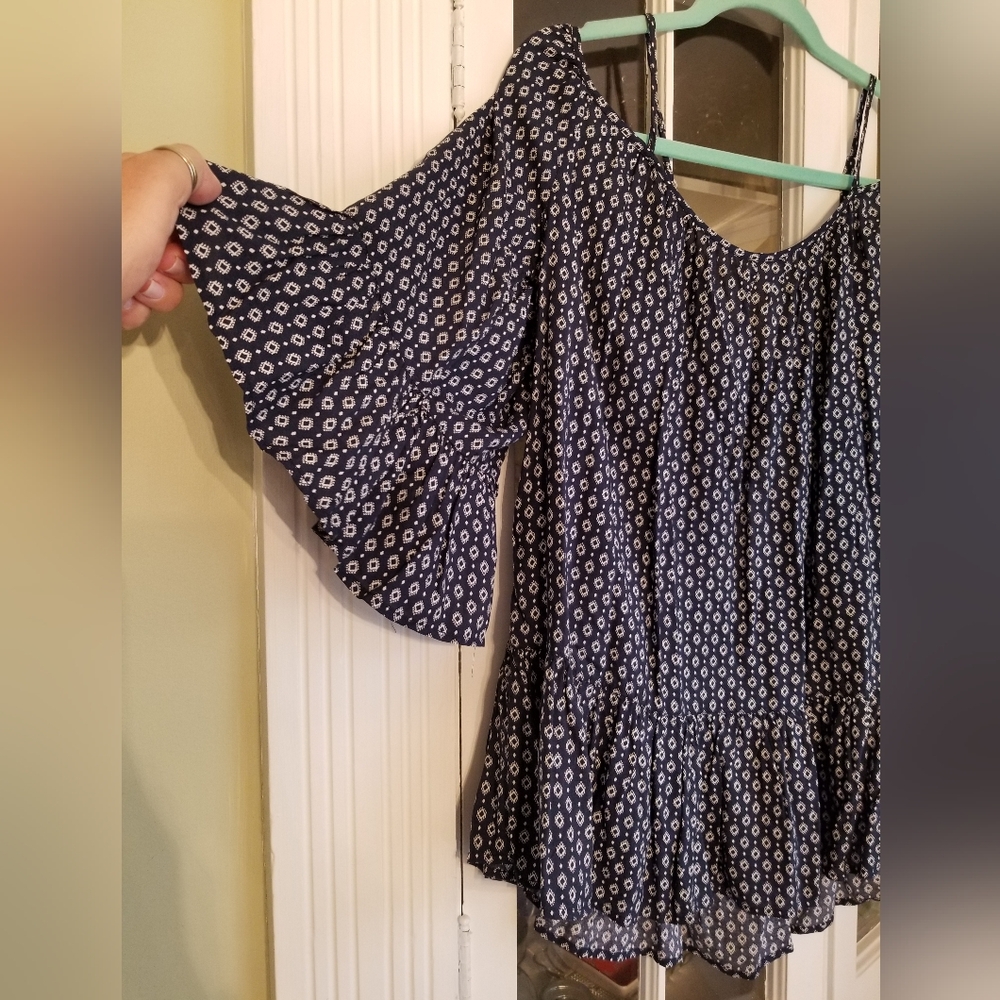 BeachLunchLounge boho cold shoulder top